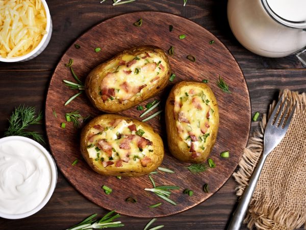 Baked Stuffed Potatoes