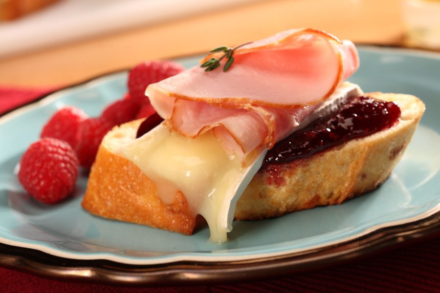 Ham & Brie Crostini