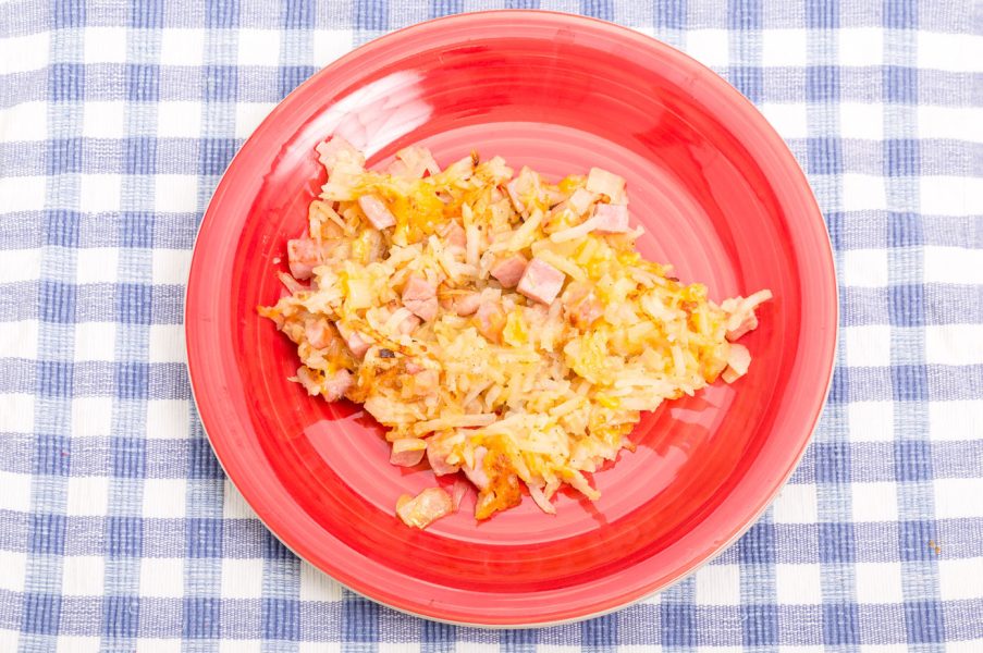 Ham & Hash Brown Bake