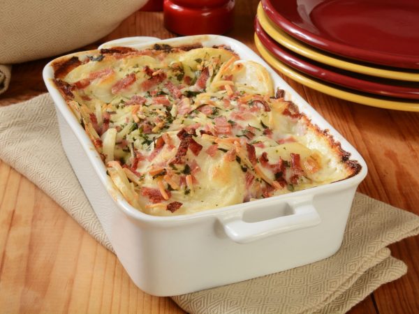 Scalloped Potatoes with Ham