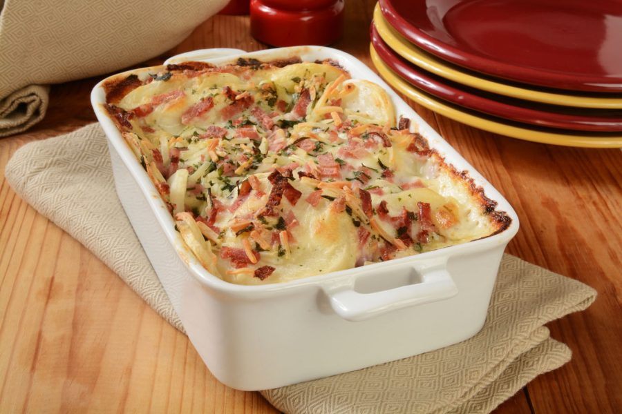Scalloped Potatoes with Ham